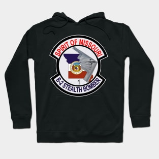 B2 - Spirit of Missouri - Stealth Bomber wo Txt Hoodie